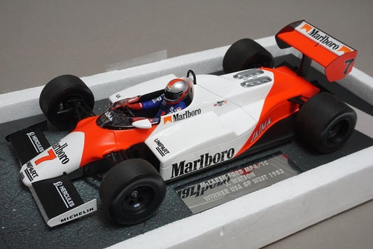 1:18 MINICHAMPS 537831807 McLaren Ford MP4/1C America West GP Winner 1983 #7 John Watson