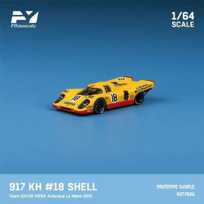 [ Pre-order ] FY64036 Finclassically 1:64 Porsche 917K Yellow #18