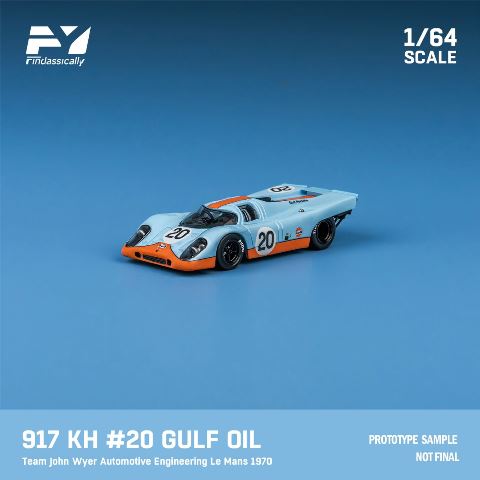 [ Pre-order ] FY64037 Finclassically 1:64 Porsche 917K Gulf #20