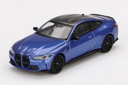 [ Back-order ] TSM MINI-GT MGT00845-L 1:64 BMW M4 Competition G82 Portimao Blue LHD model car