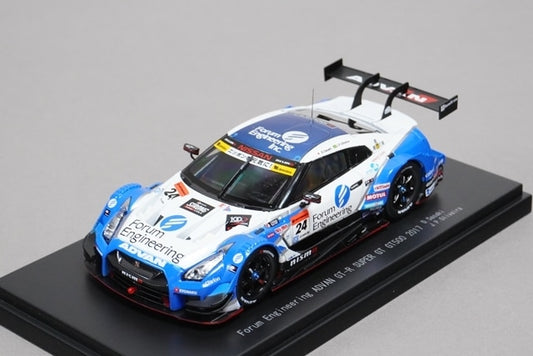 1:43 EBBRO 45513 Nissan Super GT GT500 2017 Forum Engineering ADVAN GT-R #24