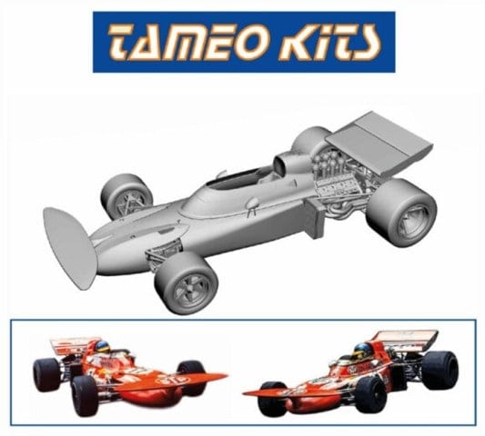 [ Pre-order ] TMK 448 Tameo Kit 1:43 March Ford 711 Monaco Grand Prix 1971