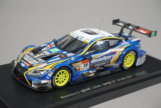 1:43 EBBRO 45524 Lexus WedsSport ADVAN LC500 Super GT GT500 2017 #19