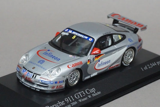 1:43 MINICHAMPS 400046205 Porsche 911 GT3 Cup Supercup 2004 #5