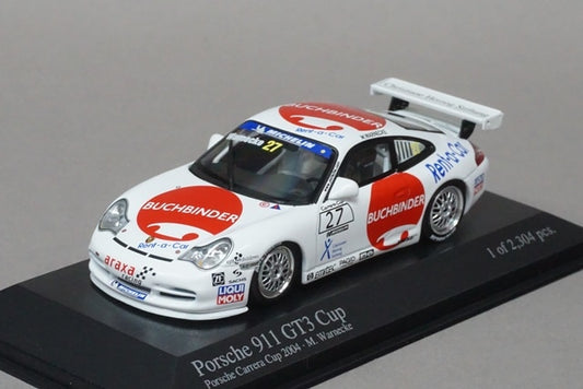 1:43 MINICHAMPS 400046227 Porsche 911 GT3 Cup Carrera Cup 2004 #27