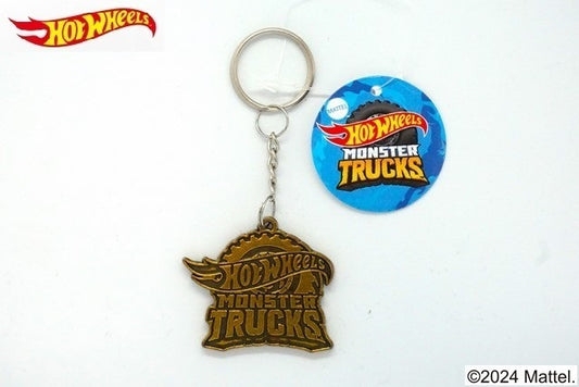 HWU87591 Hot Wheels Metal Keychain Monster Truck VGD Vintage Gold