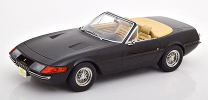 [ Pre-order ] KKDC180612 KK Scale 1:18 Ferrari 365 GTS Daytona Cabrio 1st Series 1969 US Version Black
