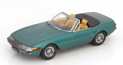 KKDC180613 KK scale 1:18 Ferrari 365 GTS Daytona Cabrio 1st Series 1969 Green Metallic