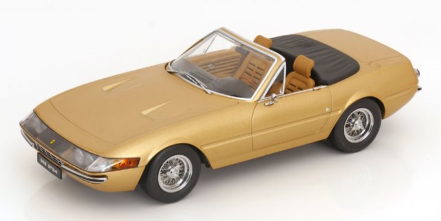 KKDC180614 KK scale 1:18 Ferrari 365 GTS Daytona Cabrio 1st Series 1969 Gold Metallic