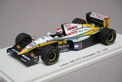 1:43 SPARK S1678 Lotus 109 European GP 1994 #11 Eric Bernard