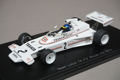 1:43 SPARK S1776 Team Lotus 74 Rouen F2 1973 #2 Ronnie Peterson