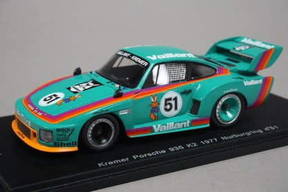 1:43 SPARK KBS051 Kremer Porsche 935 K2 1977 Nurburgring #51