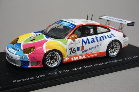 1:43 SPARK S0969 Porsche 996 GT3 RSR IMSA Performance Matmut LM 2006 #76