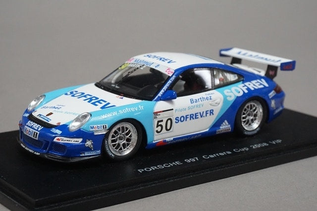 1:43 SPARK MX008 Porsche 997 Carrera Cup VIP 2008 #50