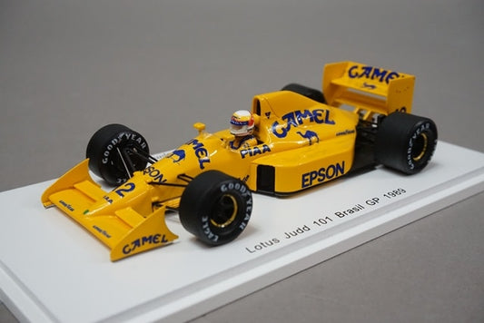 1:43 SPARK TR019 Lotus Judd 101 Brazilian GP 1989 #12 Satoru Nakajima CAMEL Forza