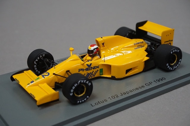 1:43 SPARK S1784 Lotus 102 Japan GP 1990 #12 Johnny Herbert CAMEL