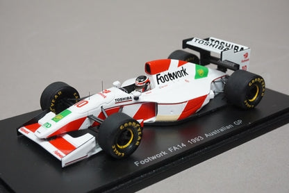 1:43 SPARK FS07 Footwork FA14 Australian GP 1993 #10 Aguri Suzuki Racing ON Special Order