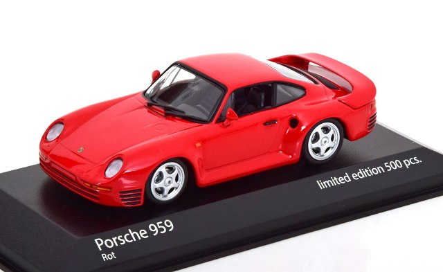 [ Pre-order ] 943 062523 MINICHAMPS 1:43 Porsche 959 1987 red
