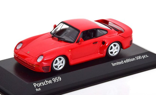 [ Pre-order ] 943 062523 MINICHAMPS 1:43 Porsche 959 1987 red