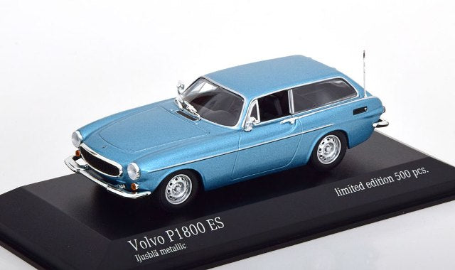 943 171613 MINICHAMPS 1:43 Volvo P1800 ES 1971 lightblue-metallic