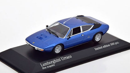 943 103323 MINICHAMPS 1:43 scale Lamborghini Urraco 1974 blue metallic
