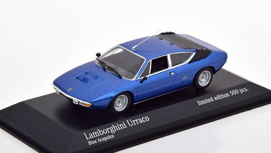943 103323 MINICHAMPS 1:43 scale Lamborghini Urraco 1974 blue metallic