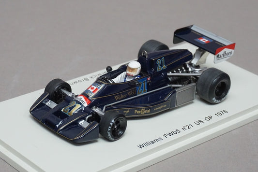 1:43 SPARK S4047 Williams FW05 US GP 1976 Warwick Brown #21