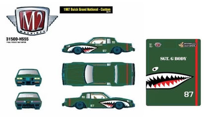 31500-HS55 M2 Machines 1:64 1987 Buick Grand National - Custom