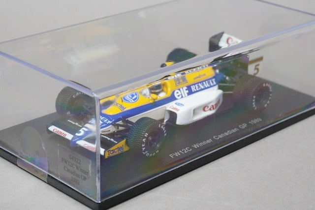 1:43 SPARK S4322 Williams FW12C T.Bootzen Canada GP Winner #5