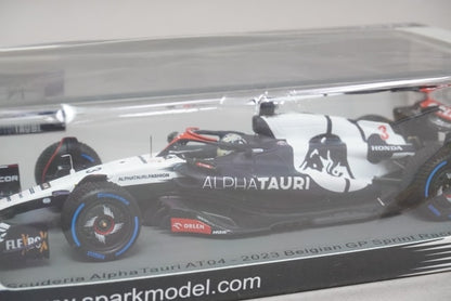 1:43 SPARK S8920 Scuderia Alfatauri AT04 D.Ricciardo Belgium GP 2023 10th #3