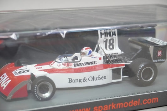 1:43 SPARK S9655 Surtees TS16 D.Bell Germany GP 1974 #18