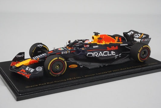 1:43 SPARK S8596 Oracle Red Bull Racing RB19 Canada GP Winner 2023 #1 Max Verstappen