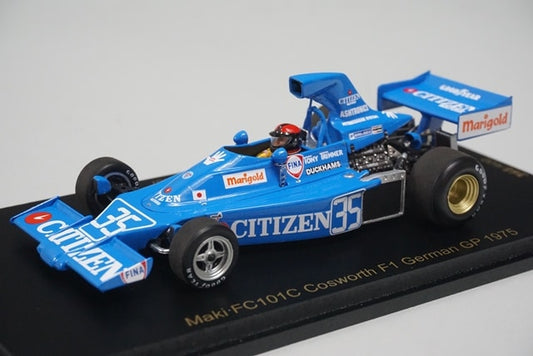 1:43 SPARK RS1766 Maki FC101C Cosworth F1 German GP 1975 #35 Raceland