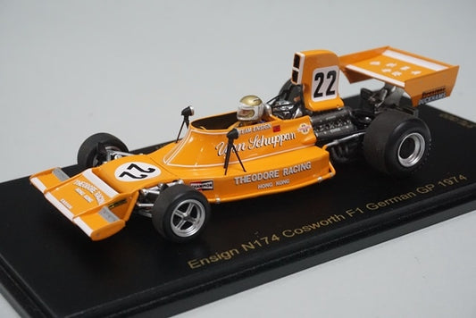 1:43 SPARK RS1781 Ensign N174 Cosworth F1 German GP 1974 #22 Raceland