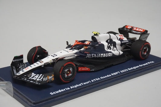 1:43 SPARK FS47 Scuderia Alfa Tauri AT04 Honda RBPT Belgian GP 2023 #22 Back in The Points