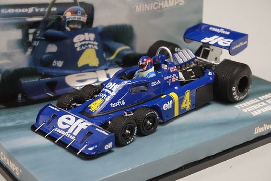 1:43 MINICHAMPS 447760004 Tyrrell Ford P34 Japan GP 1976 #4 P.Depailles