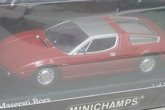 1:43 MINICHAMPS 400123404 Maserati Bora 1972 Red