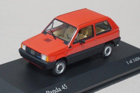 1:43 MINICHAMPS 400121401 Fiat Panda 45 Red