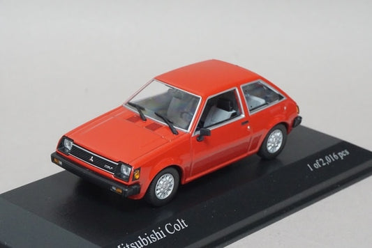 1:43 MINICHAMPS 400163501 Mitsubishi Colt 1978 Red