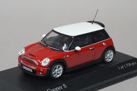 1:43 MINICHAMPS 431138200 BMW Mini Cooper S 2003 Red