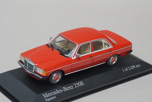 1:43 MINICHAMPS 430032206 Mercedes Benz 230E 1976 Red