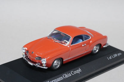 1:43 MINICHAMPS 430051027 VW Volks Wagen Karmann Ghia Coupe 1966 Red