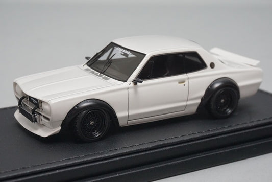 1:43 ignition model IG1912 Nissan Skyline 2000 GT-R (KPGC10) Star Road White