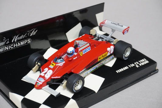 1:43 MINICHAMPS 430820028 Ferrari 126C2 1982 Didier Pironi #28