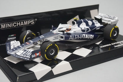 1:43 MINICHAMPS 417220122 Scuderia AlphaTauri AT03 Bahrain GP 2022 #22 Yuki Tsunoda