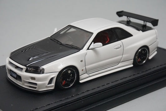 1:43 ignition model IG0609 Nissan NISMO R34 GT-R Z-tune White