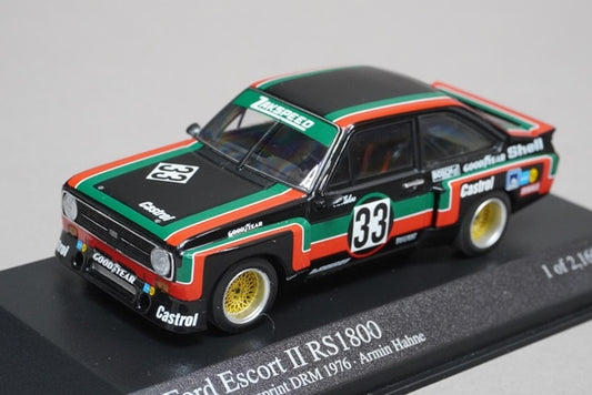 1:43 MINICHAMPS 400768433 Ford Escort II RS1800 ADAC Supersprint DRM 1976 #33