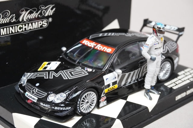 1:43 MINICHAMPS 400023292 Mercedes-Benz CLK DTM First Podium Ceremony Hockenheim 2002 #2 J. Alesi