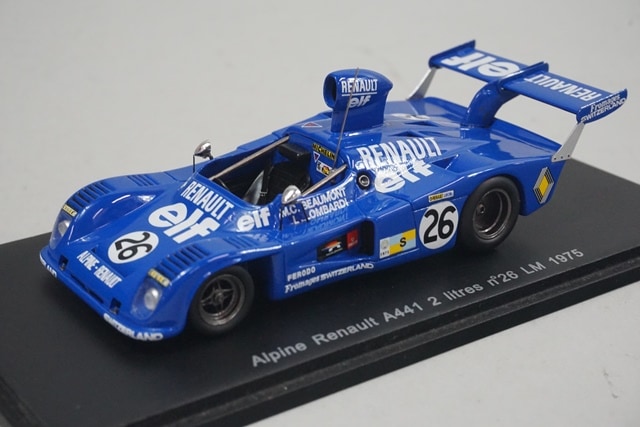 1:43 SPARK S1549 Alpine Renault A441 2 litres LM 1975 #26