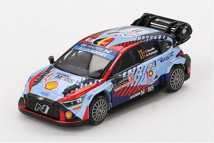 MGT00871-L TSM MINI-GT 1:64 Hyundai i20 N Monte Carlo Rally 2024 #11 LHD model car